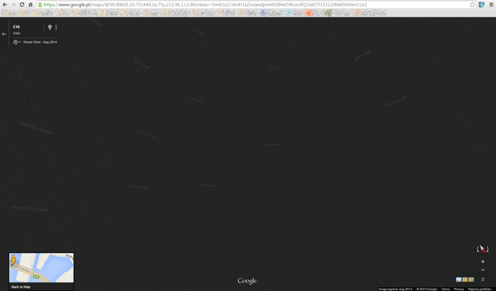 Google Maps Darkness
