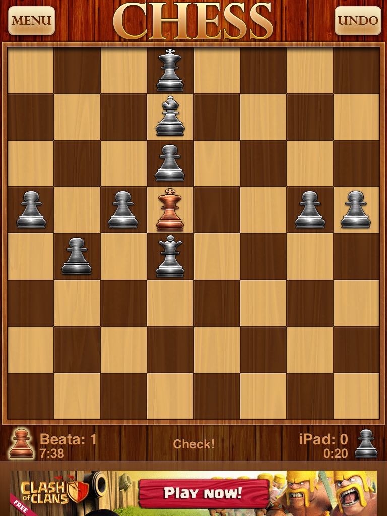 Optime Chess - Incorrect check